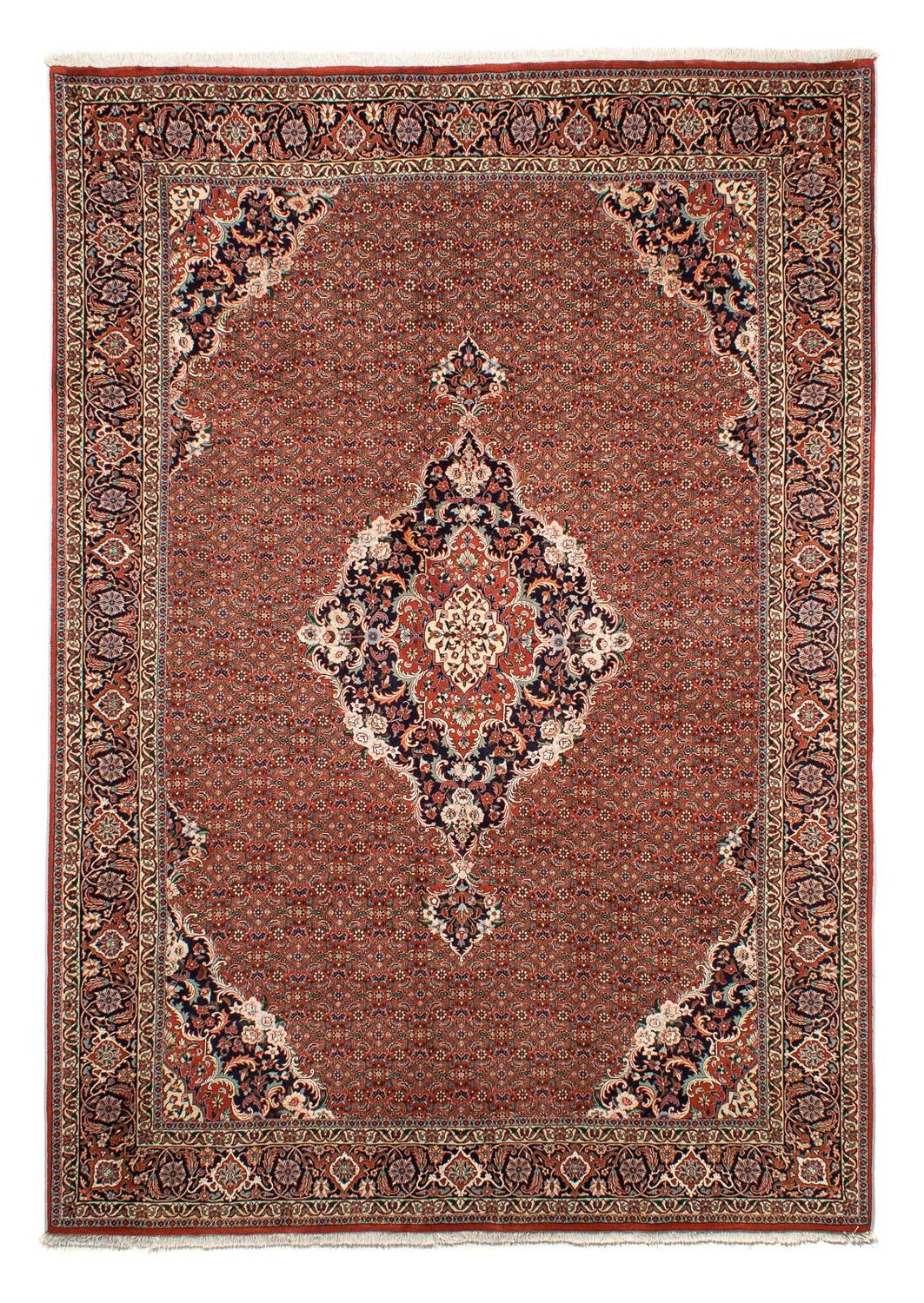Perzisch tapijt - Bijar - 288 x 206 cm - roest