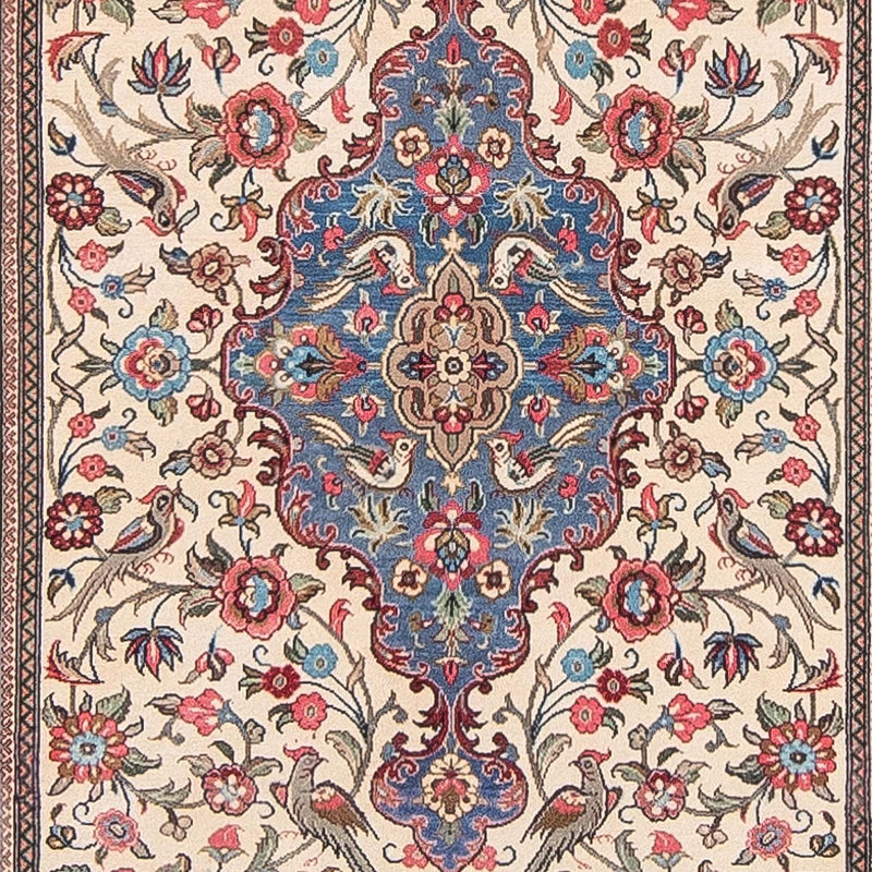Loper Perzisch tapijt - Tabriz - 143 x 105 cm - beige