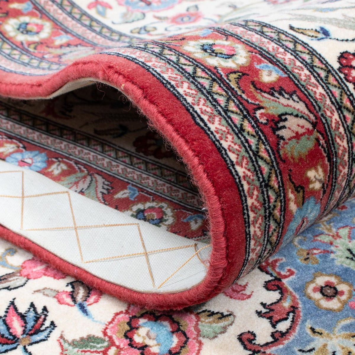 Perzisch tapijt - Tabriz - Royal - 143 x 105 cm - beige