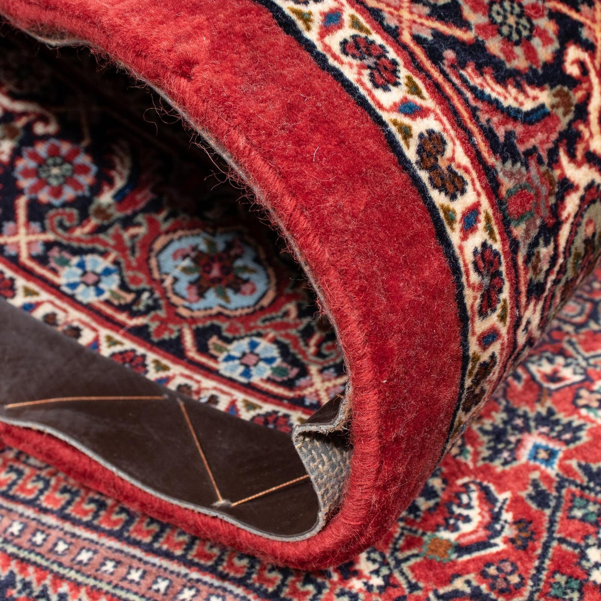 Loper Perzisch tapijt - Bijar - 199 x 103 cm - rood