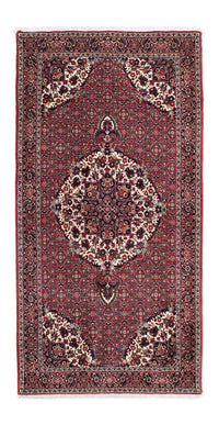 Loper Perzisch tapijt - Bijar - 194 x 100 cm - donkerrood