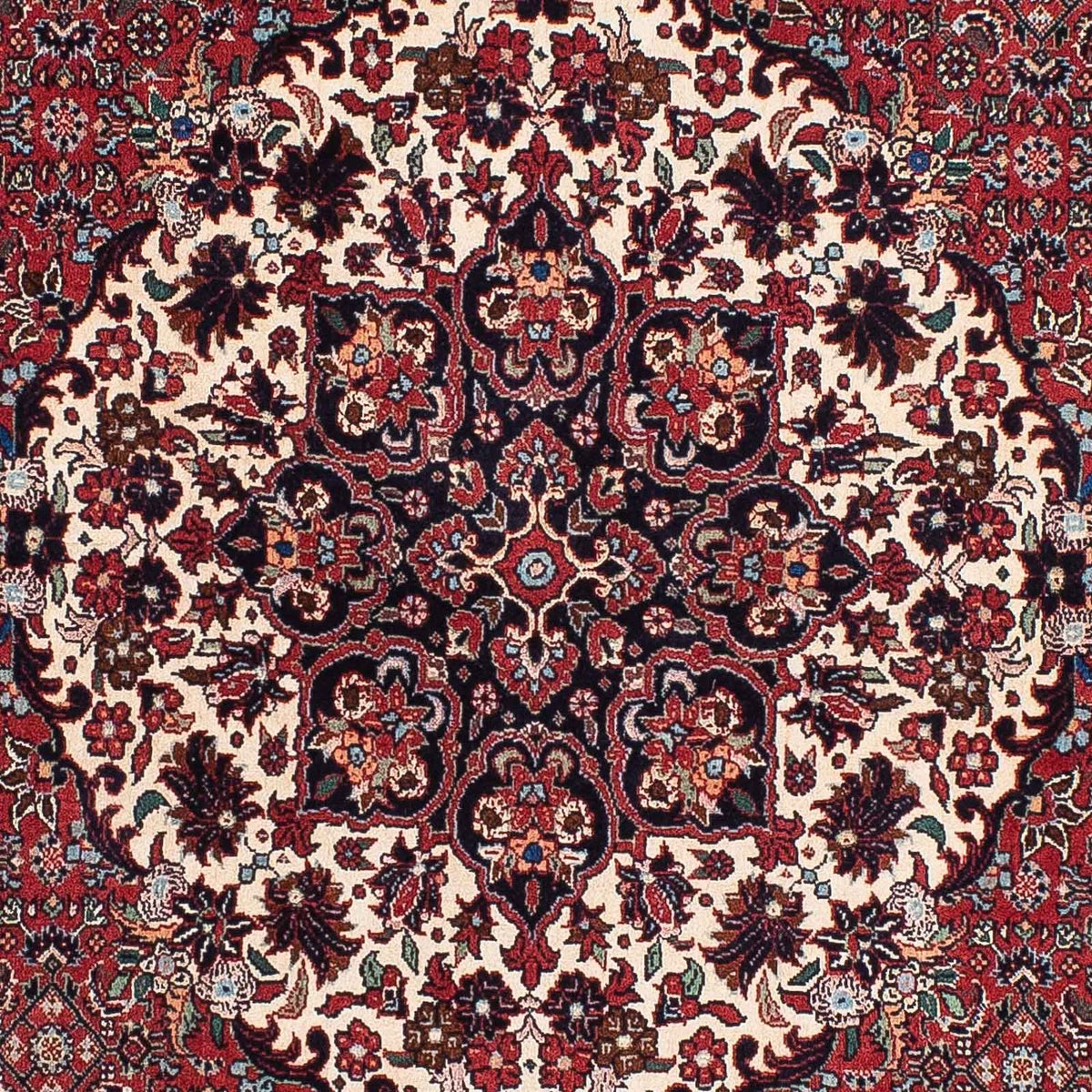 Loper Perzisch tapijt - Bijar - 194 x 100 cm - donkerrood