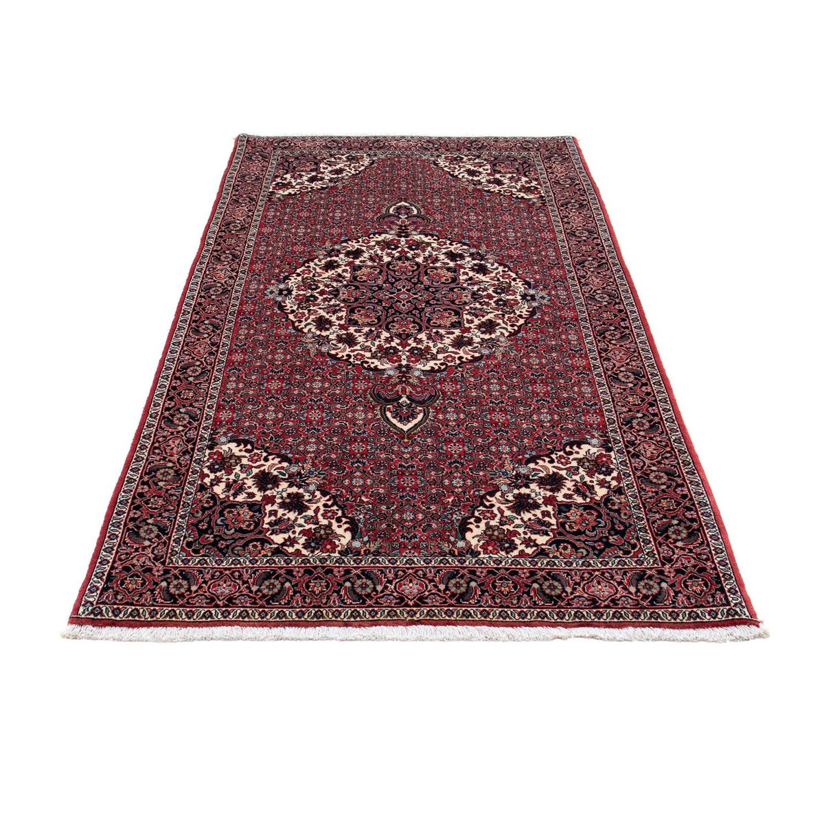 Loper Perzisch tapijt - Bijar - 194 x 100 cm - donkerrood