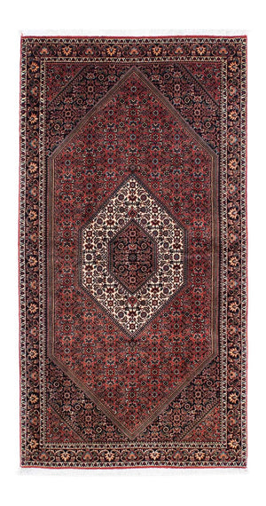Loper Perzisch tapijt - Bijar - 205 x 102 cm - donkerrood