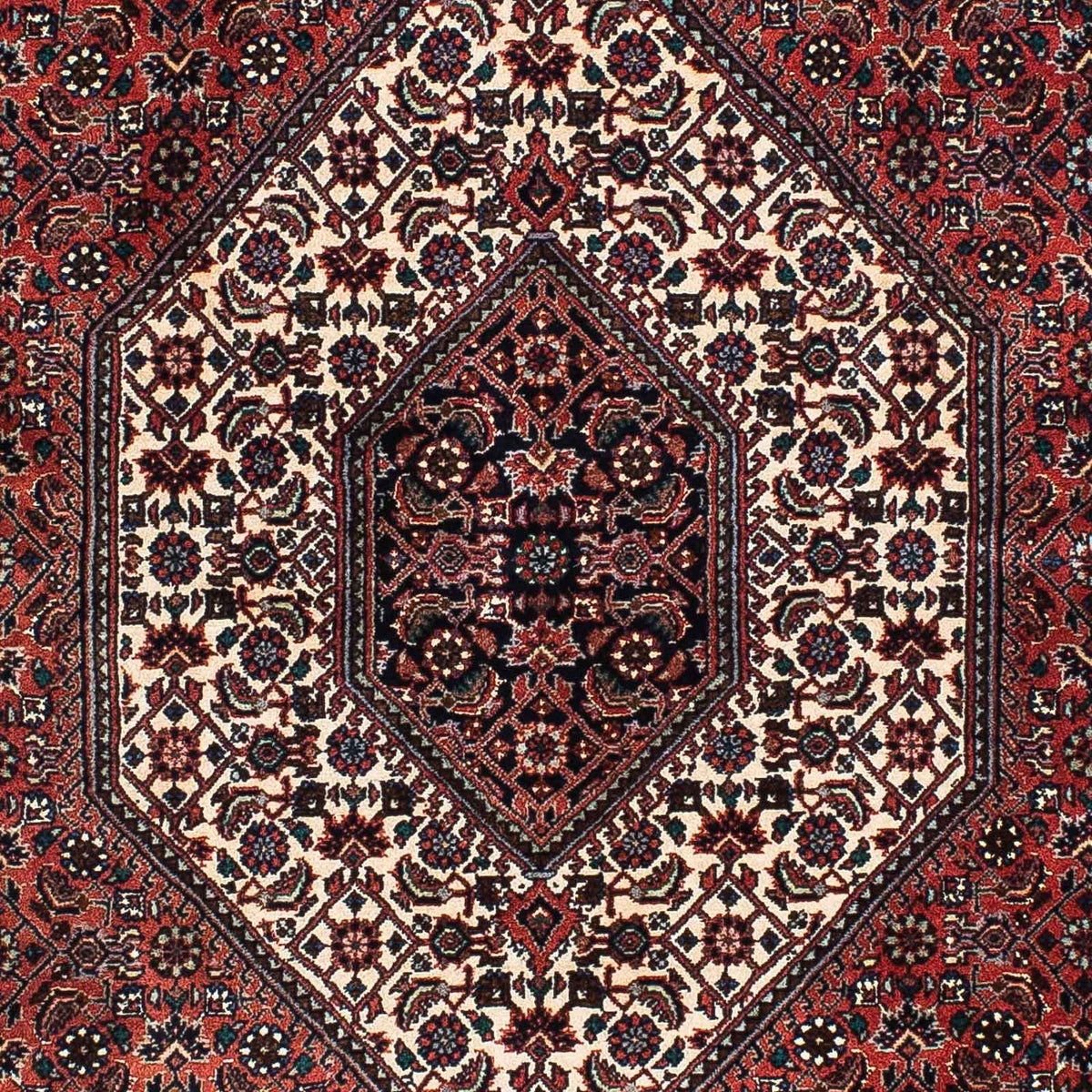 Loper Perzisch tapijt - Bijar - 205 x 102 cm - donkerrood