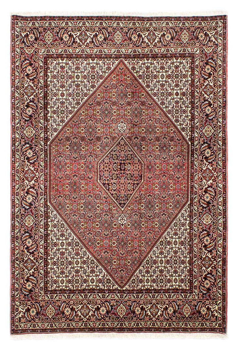 Perzisch tapijt - Bijar - 251 x 174 cm - licht rood
