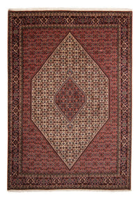 Perzisch tapijt - Bijar - 343 x 252 cm - donkerrood
