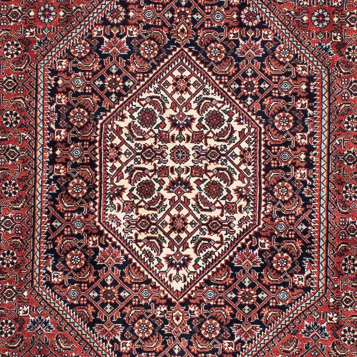 Loper Perzisch tapijt - Bijar - 201 x 100 cm - donkerblauw