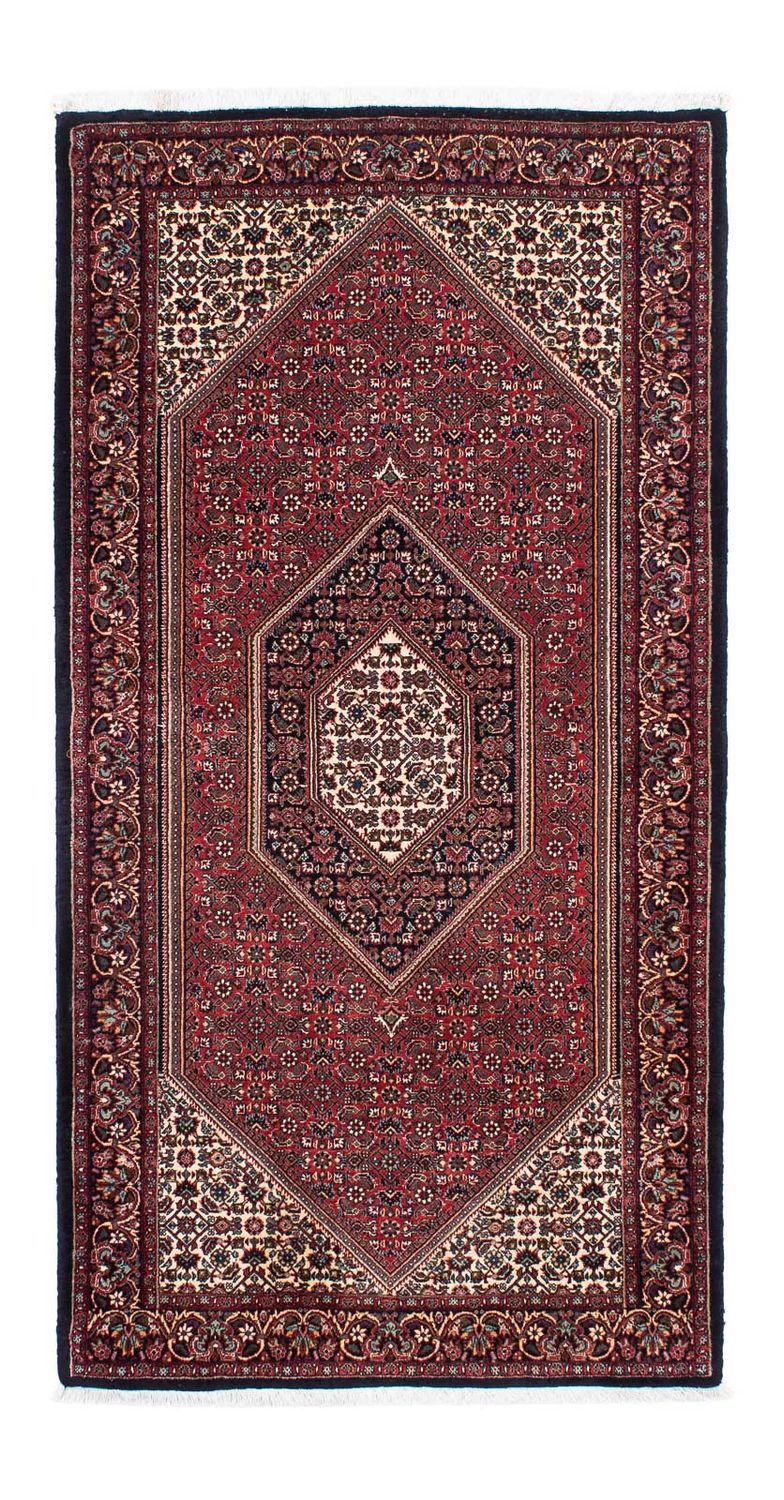 Loper Perzisch tapijt - Bijar - 195 x 100 cm - donkerblauw