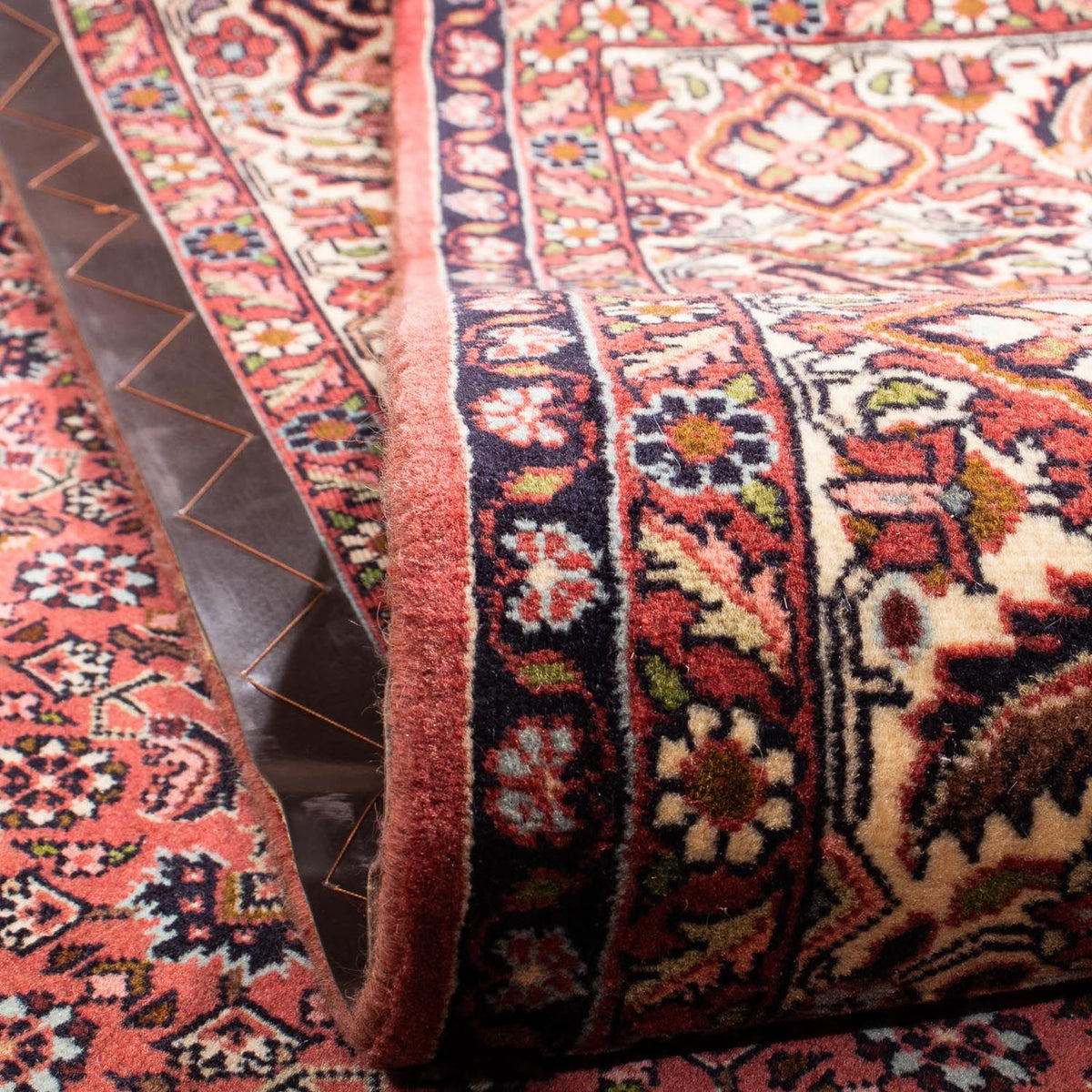 Perzisch tapijt - Bijar - 292 x 203 cm - donkerrood