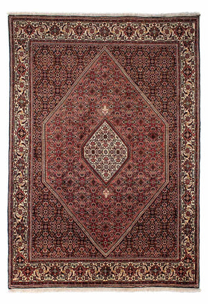 Perzisch tapijt - Bijar - 292 x 200 cm - donkerrood