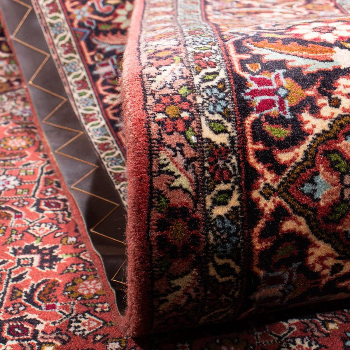 Perzisch tapijt - Bijar - 288 x 198 cm - donkerrood