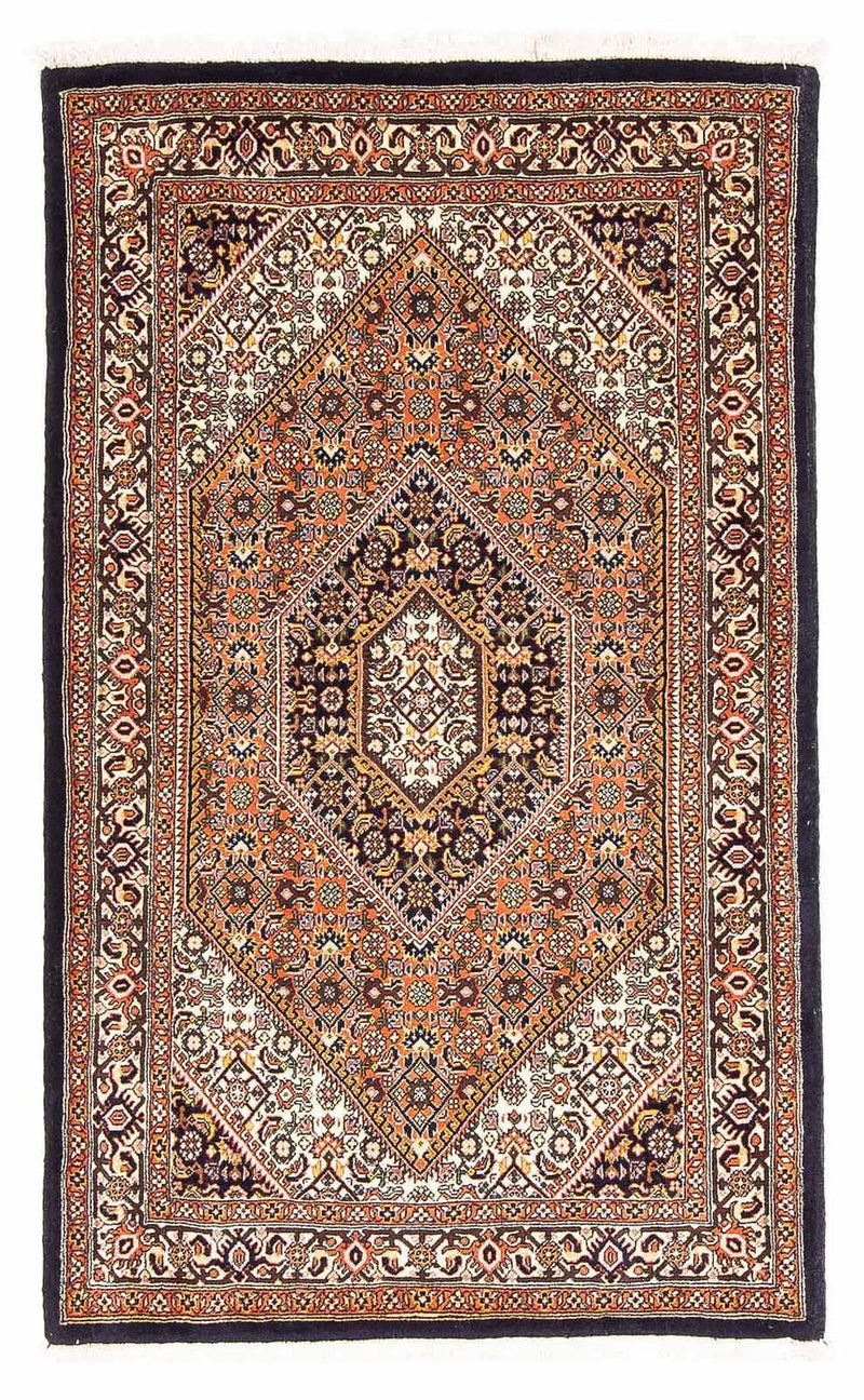Perzisch tapijt - Bijar - 150 x 90 cm - donkerblauw