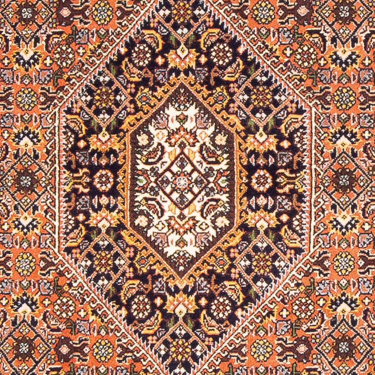 Perzisch tapijt - Bijar - 150 x 90 cm - donkerblauw