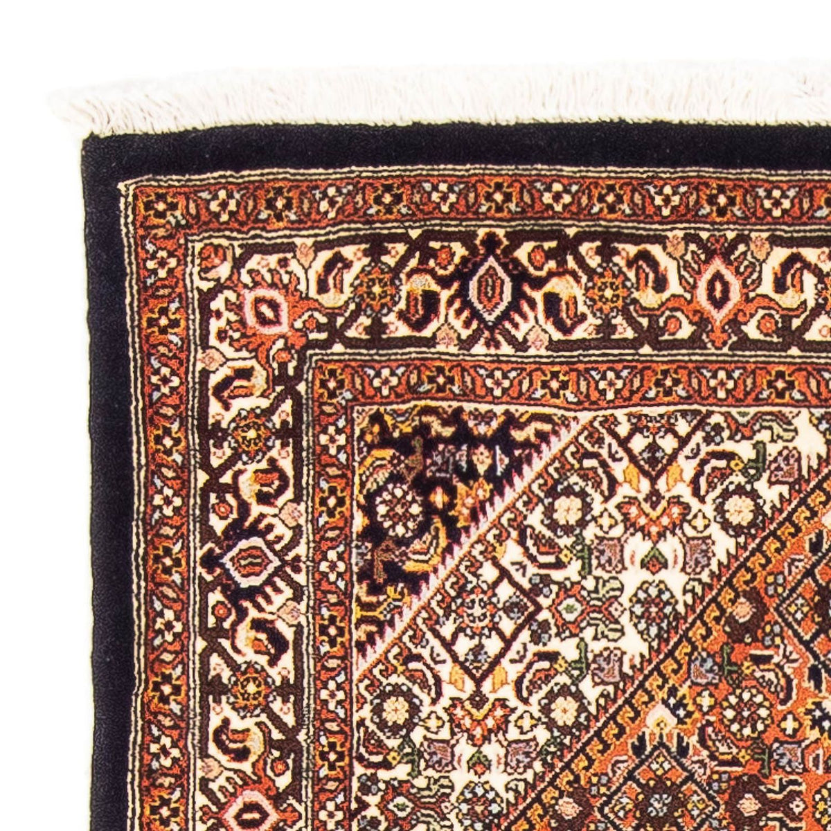 Perzisch tapijt - Bijar - 150 x 90 cm - donkerblauw