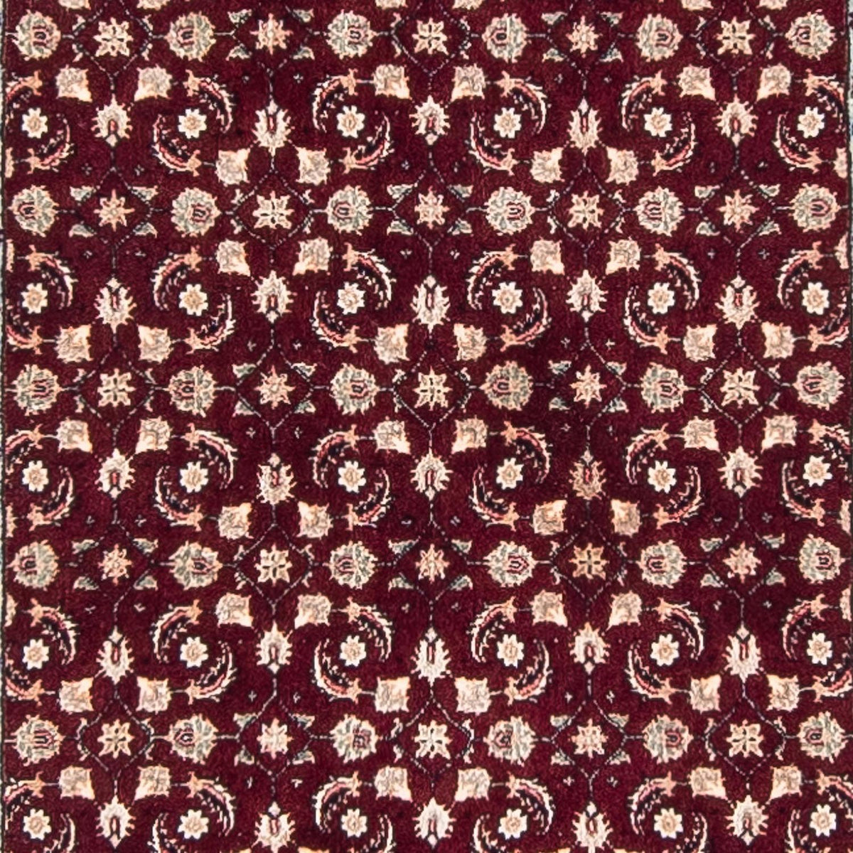 Loper Perzisch tapijt - Bijar - 334 x 77 cm - donkerrood