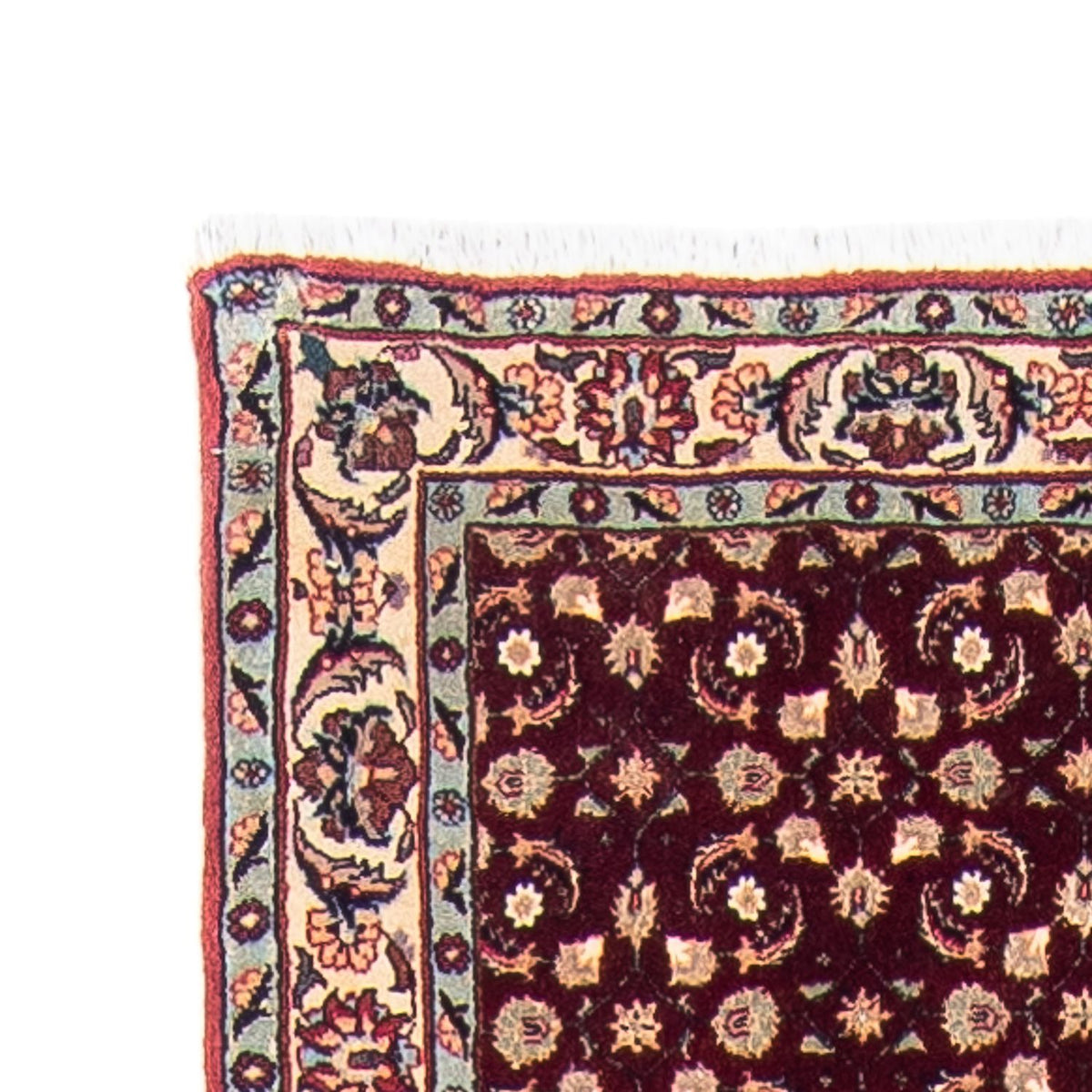 Loper Perzisch tapijt - Bijar - 334 x 77 cm - donkerrood