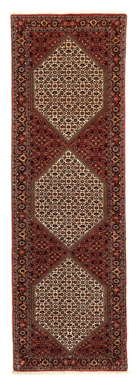 Loper Perzisch tapijt - Bijar - 300 x 84 cm - veelkleurig