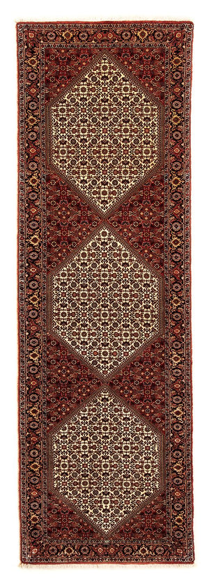 Loper Perzisch tapijt - Bijar - 300 x 84 cm - veelkleurig