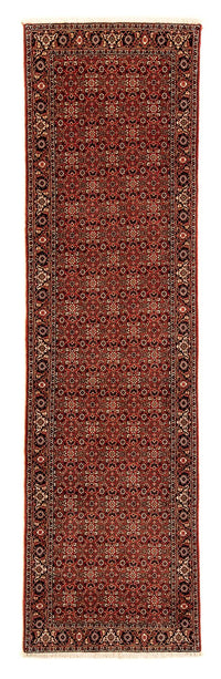 Loper Perzisch tapijt - Bijar - 296 x 81 cm - veelkleurig