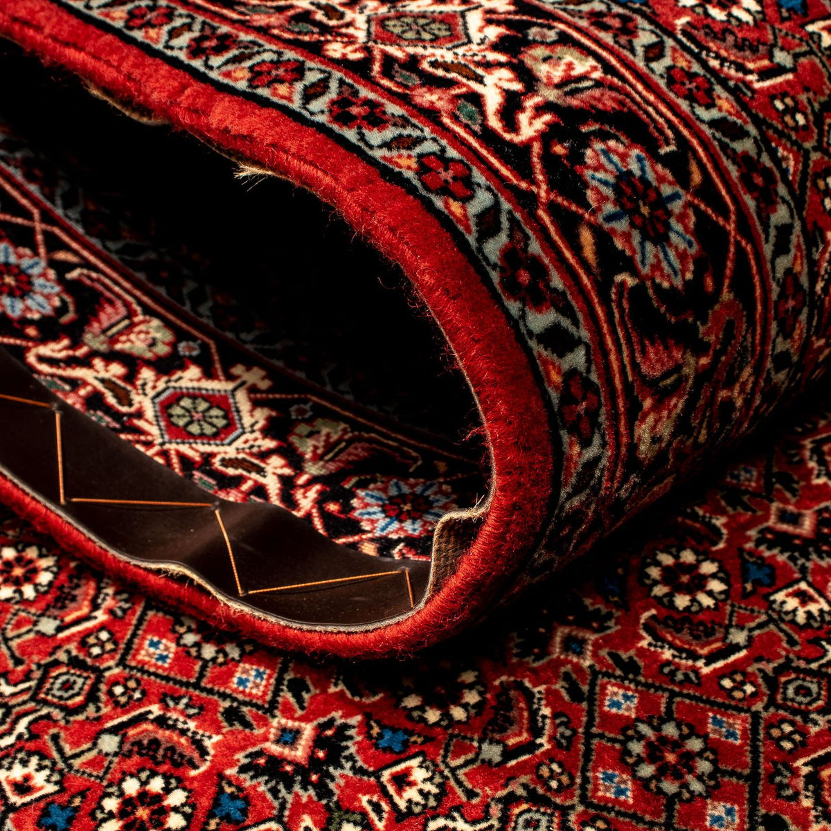 Loper Perzisch tapijt - Bijar - 296 x 81 cm - veelkleurig