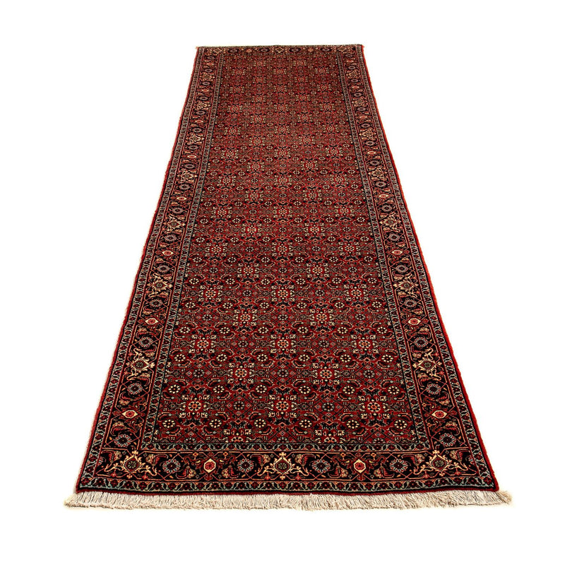Loper Perzisch tapijt - Bijar - 296 x 81 cm - veelkleurig