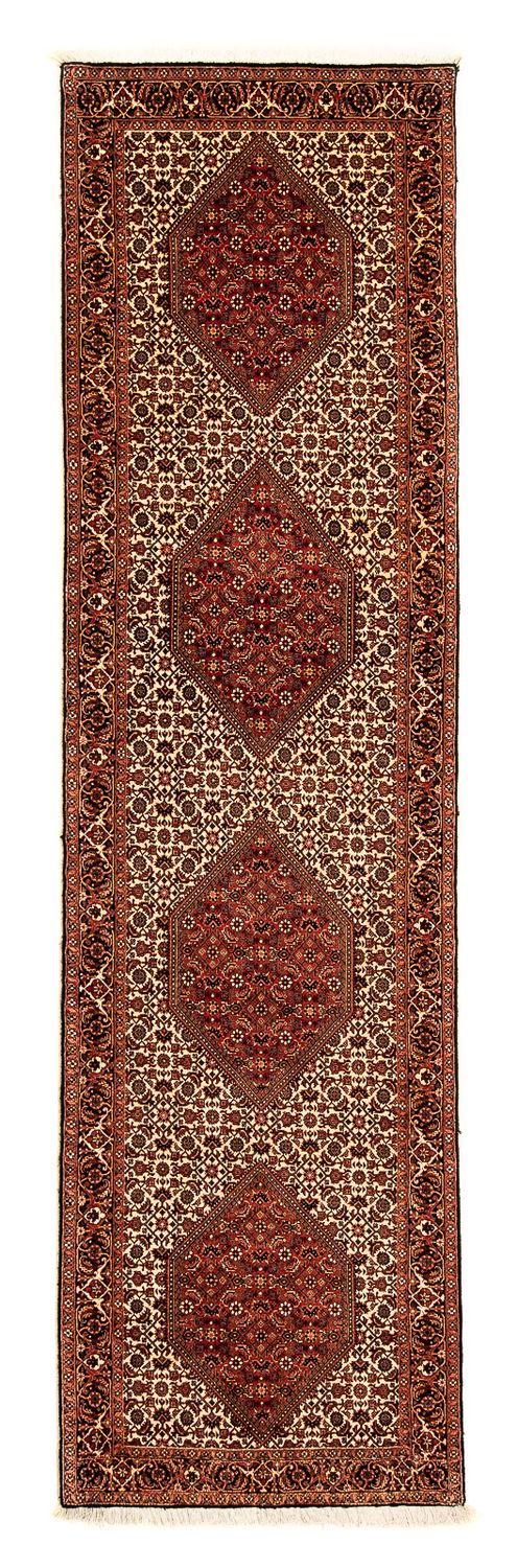 Loper Perzisch tapijt - Bijar - 305 x 83 cm - bruin