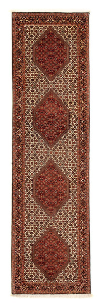 Loper Perzisch tapijt - Bijar - 305 x 83 cm - bruin