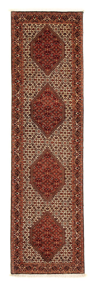 Loper Perzisch tapijt - Bijar - 305 x 83 cm - bruin