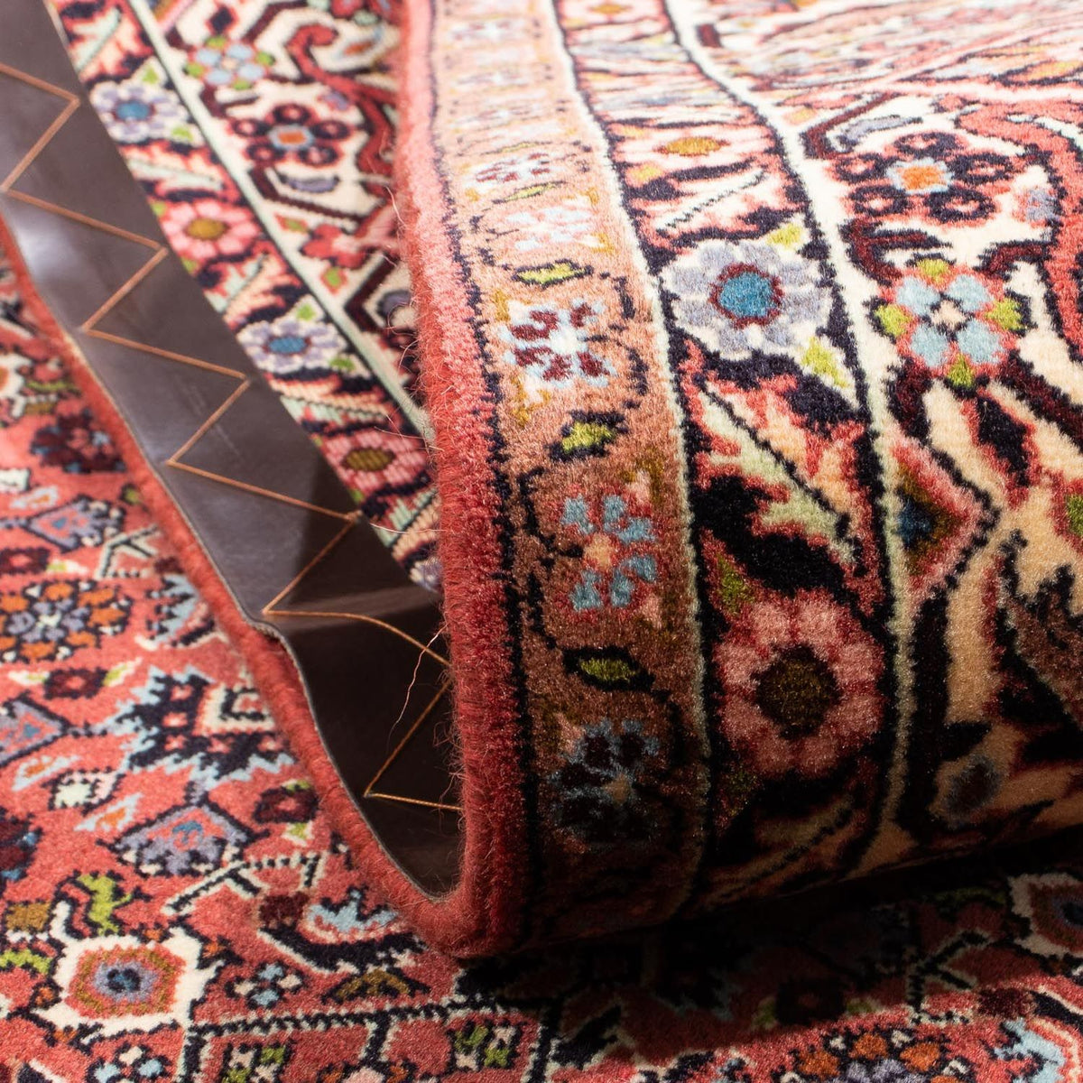 Perzisch tapijt - Bijar - 257 x 178 cm - donkerrood