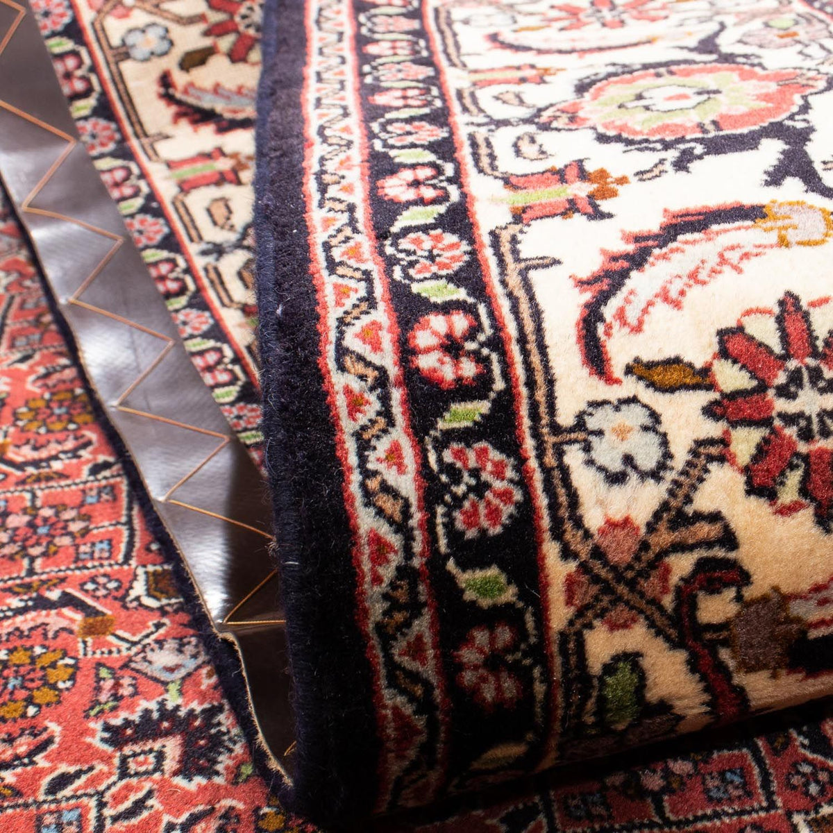 Perzisch tapijt - Bijar - 245 x 177 cm - donkerrood