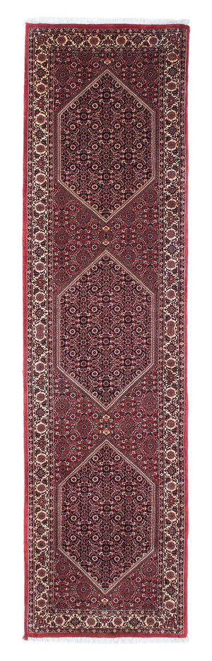 Loper Perzisch tapijt - Bijar - 315 x 78 cm - rood
