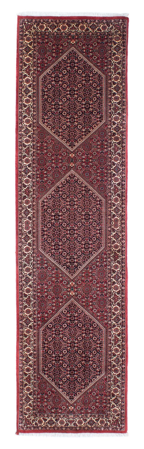 Loper Perzisch tapijt - Bijar - 315 x 78 cm - rood