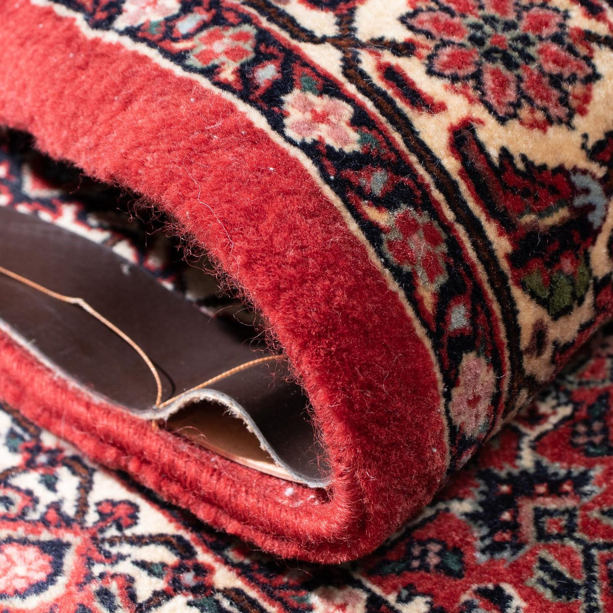 Loper Perzisch tapijt - Bijar - 315 x 78 cm - rood