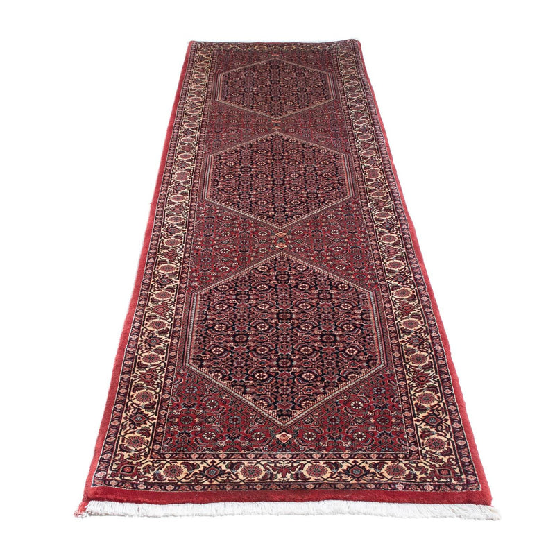 Loper Perzisch tapijt - Bijar - 315 x 78 cm - rood