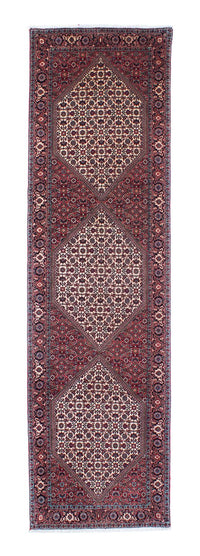 Loper Perzisch tapijt - Bijar - 282 x 78 cm - licht rood