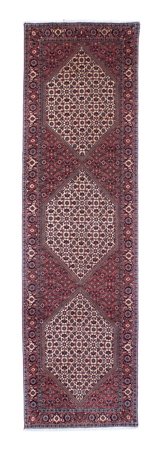 Loper Perzisch tapijt - Bijar - 282 x 78 cm - licht rood