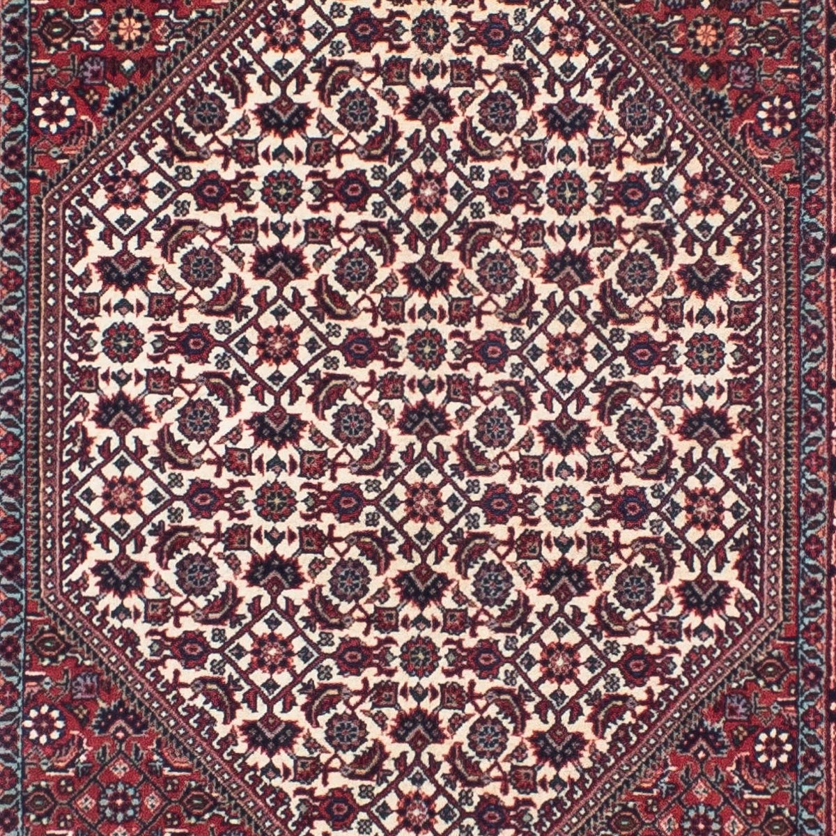 Loper Perzisch tapijt - Bijar - 282 x 78 cm - licht rood