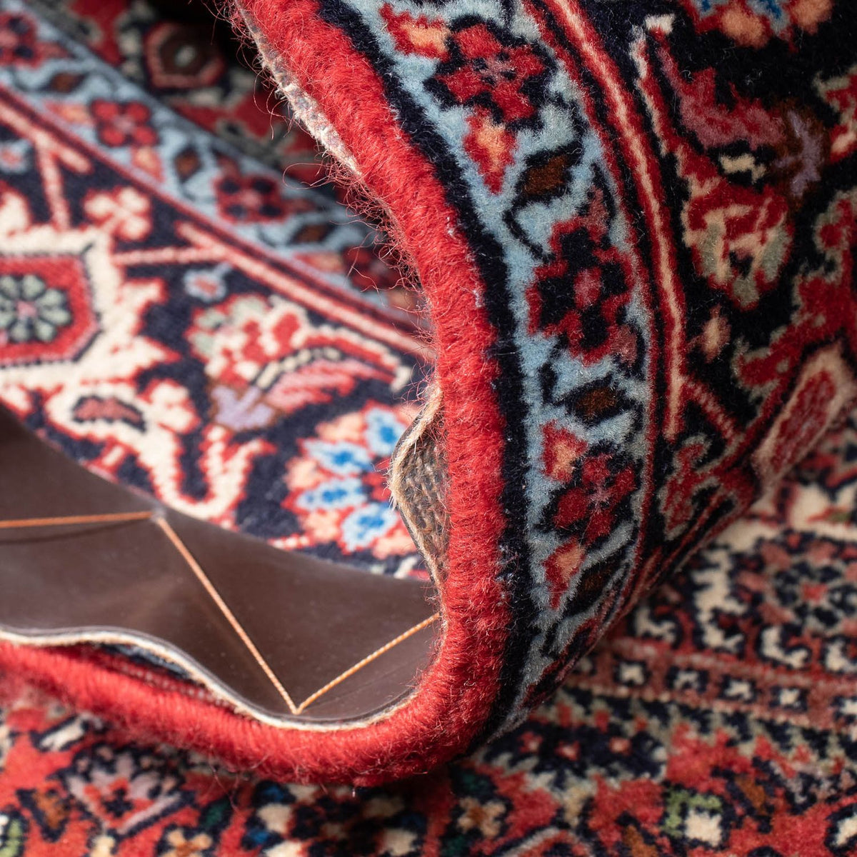 Loper Perzisch tapijt - Bijar - 282 x 78 cm - licht rood