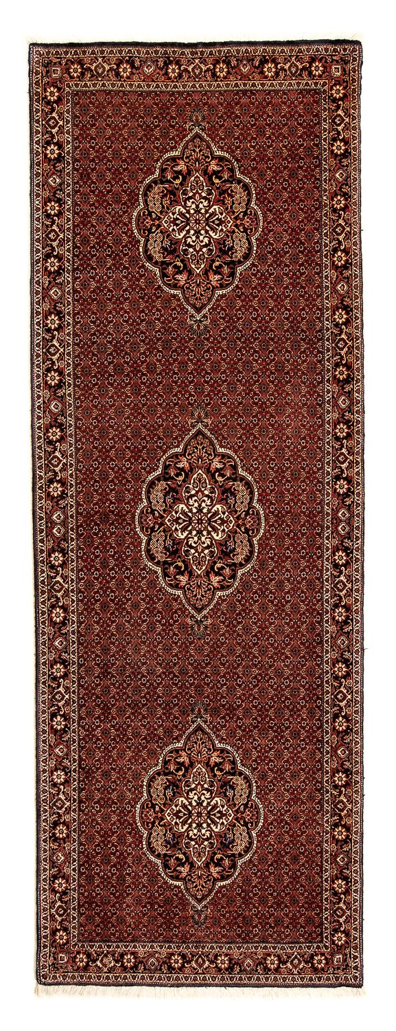 Loper Perzisch tapijt - Bijar - 297 x 102 cm - donkerrood