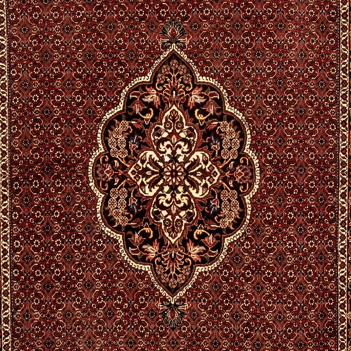 Loper Perzisch tapijt - Bijar - 297 x 102 cm - donkerrood