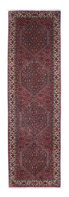 Loper Perzisch tapijt - Bijar - 288 x 84 cm - rood