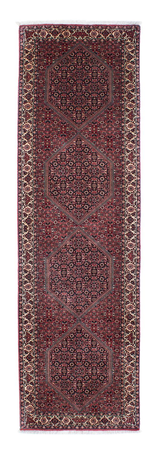 Loper Perzisch tapijt - Bijar - 288 x 84 cm - rood