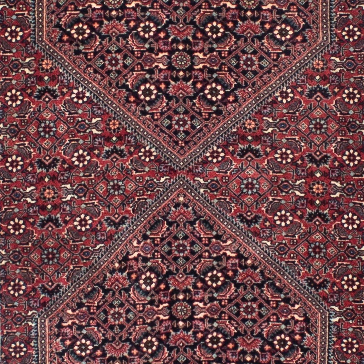 Loper Perzisch tapijt - Bijar - 288 x 84 cm - rood