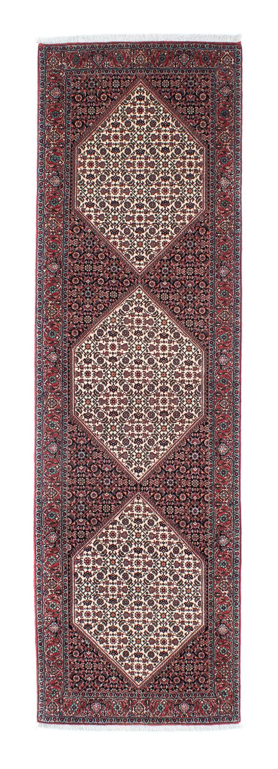 Loper Perzisch tapijt - Bijar - 300 x 85 cm - beige