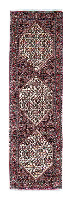 Loper Perzisch tapijt - Bijar - 300 x 85 cm - beige