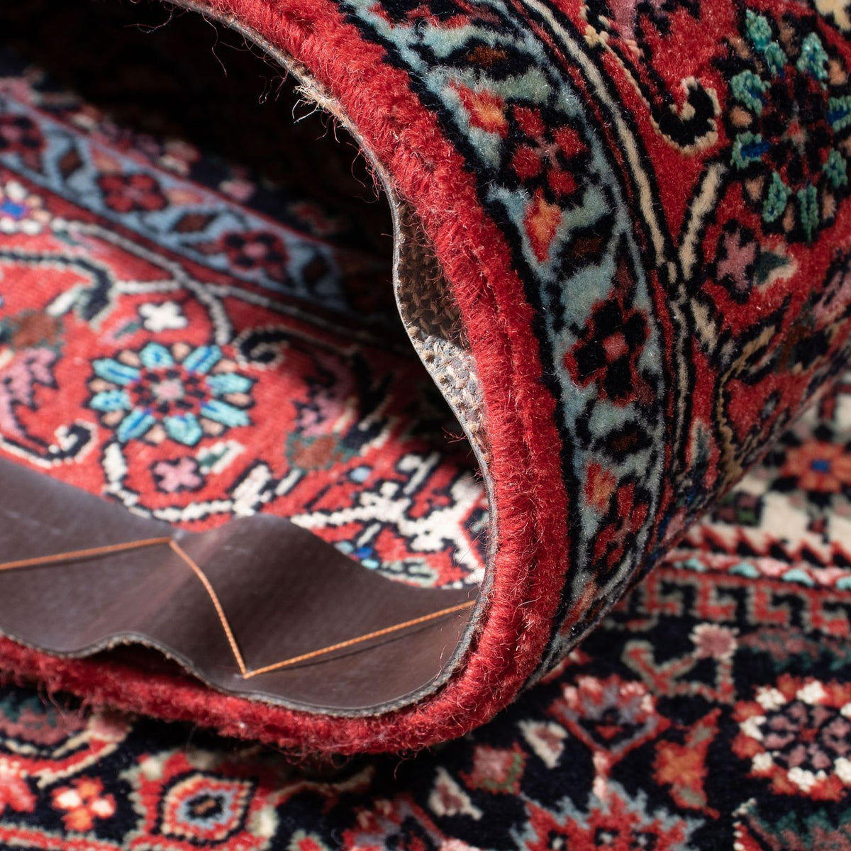 Loper Perzisch tapijt - Bijar - 300 x 85 cm - beige