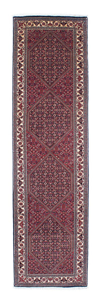 Loper Perzisch tapijt - Bijar - 303 x 84 cm - rood