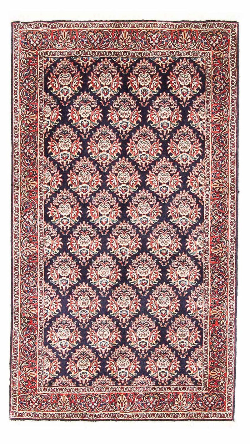 Perzisch tapijt - Bijar - 143 x 82 cm - donkerblauw