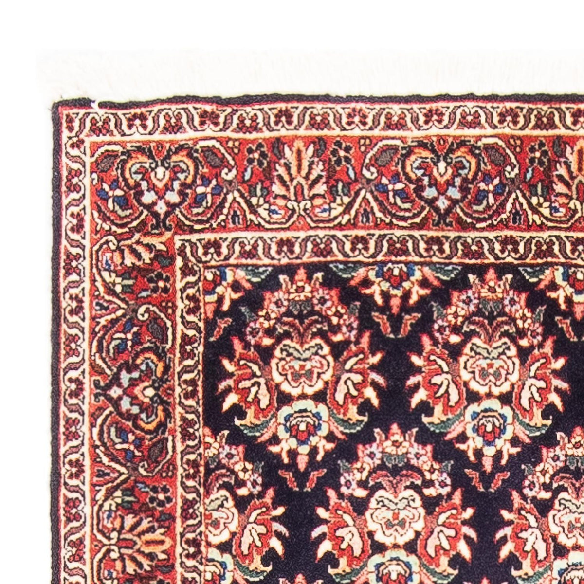 Perzisch tapijt - Bijar - 143 x 82 cm - donkerblauw